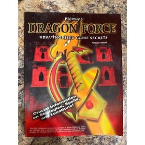 Dragon Force Sega Saturn Prima Strategy Guide Unauthorized Game Secrets 1996